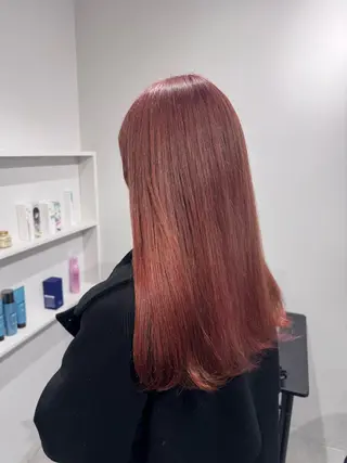 ロング カラー ブリーチモデル yumekaのヘアスタイル