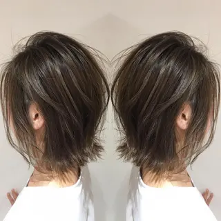 ショート カラー hair  design nico*  ヘアデザイン ニコ所属・中間 将人のヘアスタイル