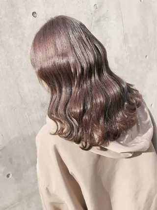 ミディアム カラー 💕ブリーチ/ヘアメ 🎀YUUKAのヘアスタイル