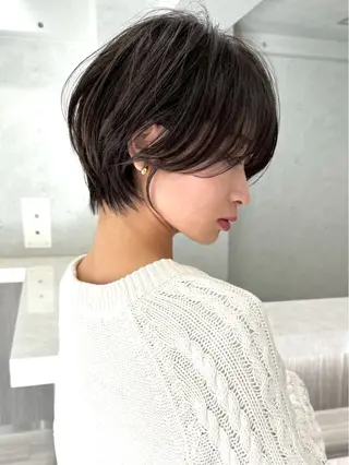 ショート カラー 縮毛矯正 特化生田のヘアスタイル