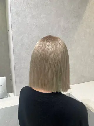 セミロング カラー 🇰🇷韓国レイヤー ケアカラー／田川佑紀のヘアスタイル