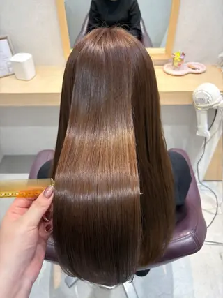 ロング カラー 透明感/チョコカラー 💍TAMA💍のヘアスタイル