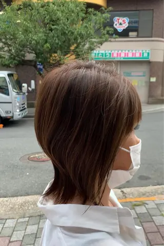 セミロング 仁和山 健汰のヘアスタイル