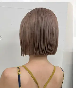 ショート youres hair恵比寿本店所属・縮毛矯正×レイヤー カット/飯田 輝のヘアスタイル