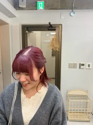 ミディアム カラー …a みおのヘアスタイル