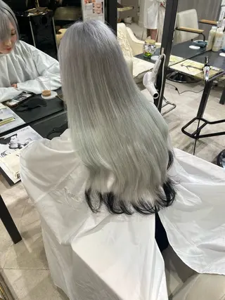 ロング ブリーチ🔥ベージュ /グレー/daikiのヘアスタイル