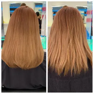 ミディアム カラー ヘアアレンジ 完全💗マンツーマン marinのヘアスタイル