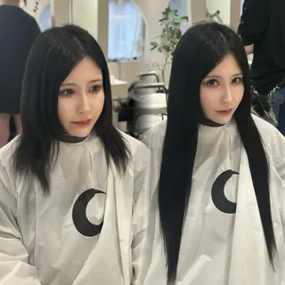 ミディアム 美容室ORIKA AI レイヤーカットのヘアスタイル