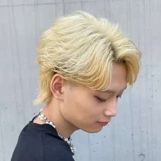 ショート カラー パーマ ヘアアレンジ メンズ 亀井隆汰/メンズ専門 パーマ特化美容師のヘアスタイル