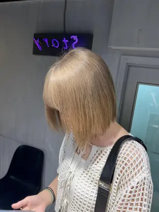カラー 艶髪/韓国レイヤー 🤍Houtoのヘアスタイル