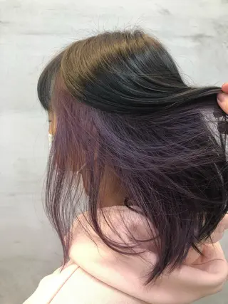 カラー 🫧艶髪/ブリーチ 🐳honami🫧のヘアスタイル