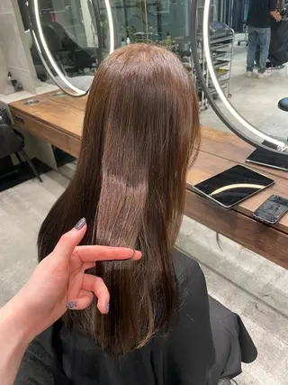 ロング カラー ハイトーン/透明感 yuinaのヘアスタイル