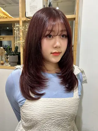 セミロング merc.🕊大西‎ 香瑚のヘアスタイル