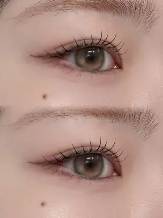 マツエク・マツパ 〘enurk〙 めい🎀の眉毛・アイブロウイメージ