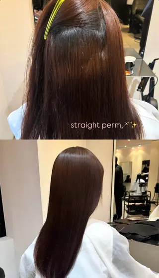 ロング パーマ rizu🤎/ ボブ /ブラウンカラーのヘアスタイル