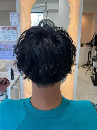 パーマ メンズ 稲村 直也のヘアスタイル