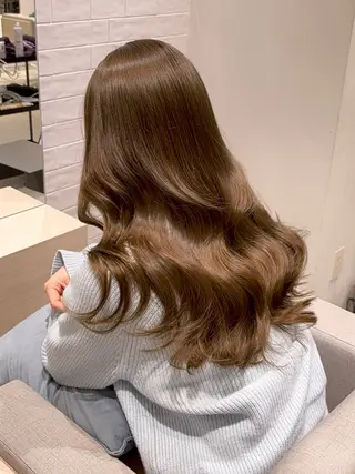 ロング カラー ヘアアレンジ 銀座/韓国レイヤー/ 艶カラー🍓原田侑依のヘアスタイル