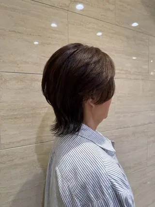 ミディアム Rinka🍓カット /髪質改善/縮毛矯正のヘアスタイル