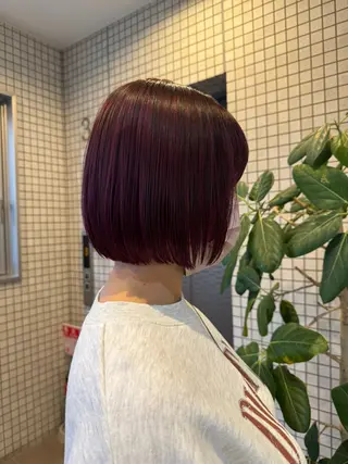 ミディアム 透明感カラー🪡🤍 nanao🤍🪡のヘアスタイル