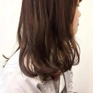 カラー クニモトハルナ ボブ/柔らかカラーのヘアスタイル