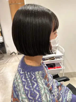 ショート カラー スキバサミを使わない カット🌼唯🌼のヘアスタイル
