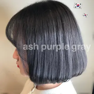 ショート カラー 烏丸韓国ヘア🇰🇷 ayaka🎀のヘアスタイル