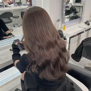 セミロング カラー ヘアアレンジ ♡ 𝐑𝐈𝐎♡のヘアスタイル