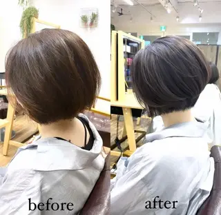 ショート カラー 🌿理想を叶える🌿 似合わせ🌟RISAのヘアスタイル