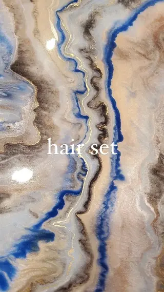 ヘアアレンジ 毛流れセンターパート Sakiのヘアスタイル