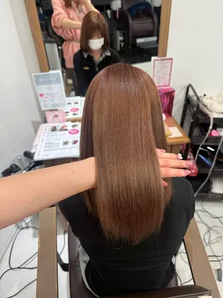 カラー 🍒ベージュ/ピンク ベージュ🍒なつきのヘアスタイル