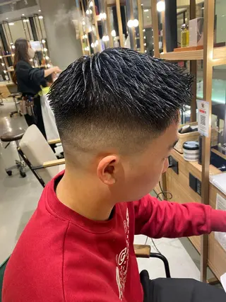 ショート メンズ unopulir 景山　凌のヘアスタイル