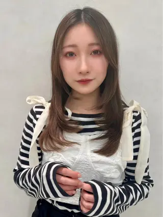 ロング カラー ヘアアレンジ ✨レイヤー/ 透明感カラー✨冨永剛のヘアスタイル