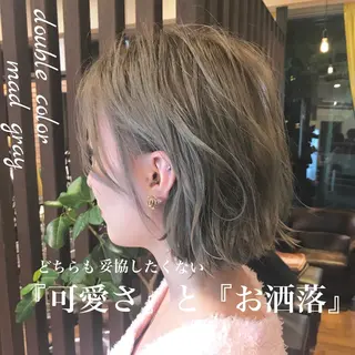 ミディアム カラー パーマ ヘアアレンジ キッズ ネイル マツエク・マツパ パーソナルカラー☆ 永尾拓也のヘアスタイル