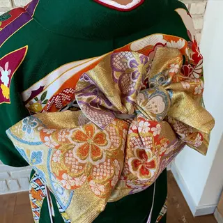 ミディアム ヘアアレンジ 近鉄奈良 カラー　うのさくらのヘアスタイル