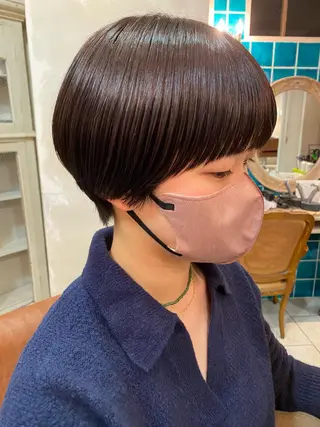 ショート 井上 日菜乃のヘアスタイル