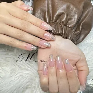 ネイル ⛄️ワンホンネイル 半額中🩵ナのネイルデザイン