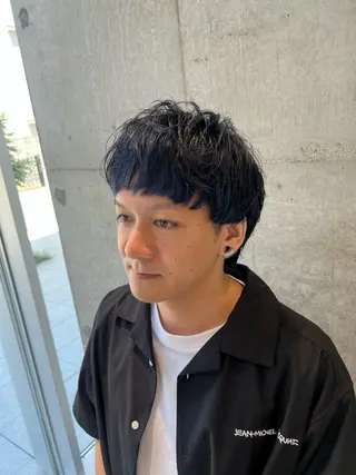 カラー メンズ 吉沢遣人/レイヤー 艶カラー/抜け感のヘアスタイル