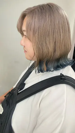 ショート カラー 髪質改善ストレート 🌈似合わせカットのヘアスタイル