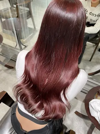 ロング カラー ヘアアレンジ 🎀ハイトーン・艶 カラー HANA🎀のヘアスタイル