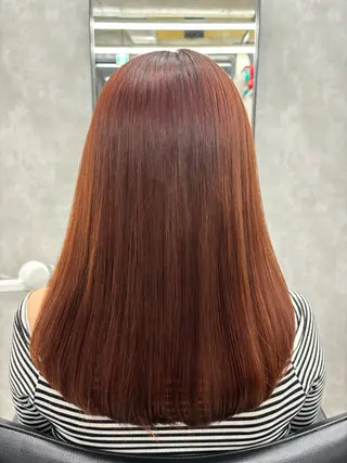 ロング カラー すぐ巻ける縮毛矯正 🍀勝倉　麗のヘアスタイル