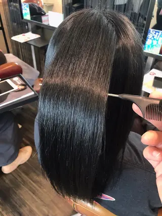 ロング 縮毛矯正/ 髪質改善 /ショート　圍　崇行のヘアスタイル