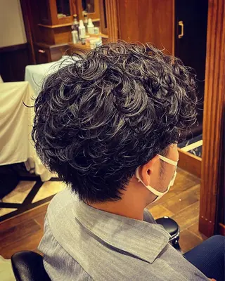 ミディアム 大塚 将吾のヘアスタイル