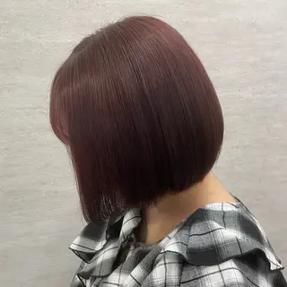 カラー 久屋４番徒歩2分/ ブリーチ・縮毛・谷崎のヘアスタイル