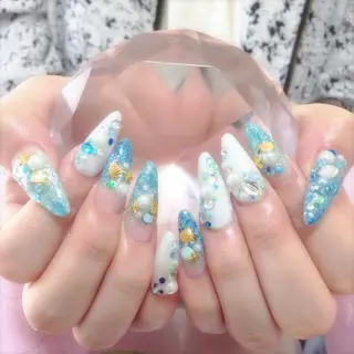 ネイル 🩵池袋heart nail🩵のネイルデザイン