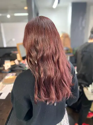 ロング カラー 池田 亮雅のヘアスタイル