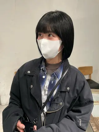 ショート カラー スパイラルパーマ 🌐hina⭐️のヘアスタイル