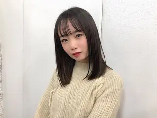 ミディアム カラー ツヤ美髪💐 髪質改善/高山愛来のヘアスタイル
