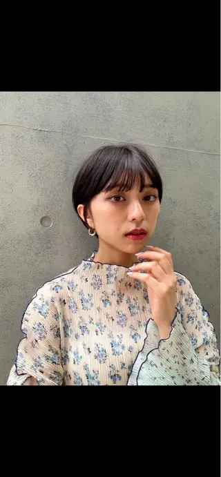 ショート パーマ 松井美樹/似合わせ ガーリー・韓国のヘアスタイル