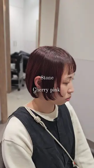 ショート カラー 縮毛矯正をしている人 のためのカラーのヘアスタイル