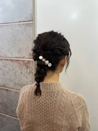ミディアム ヘアアレンジ 中山 琴葉のヘアスタイル